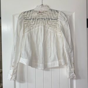 Lace Blouse Anthropologie